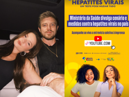 Noivo de Juliette fala sobre caso de hepatite A em vídeo com o Ministério da Saúde