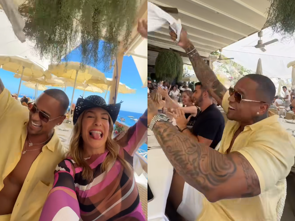 🎤 Léo Santana vibra na Itália ao ouvir seu hit em restaurante 🇮🇹✨