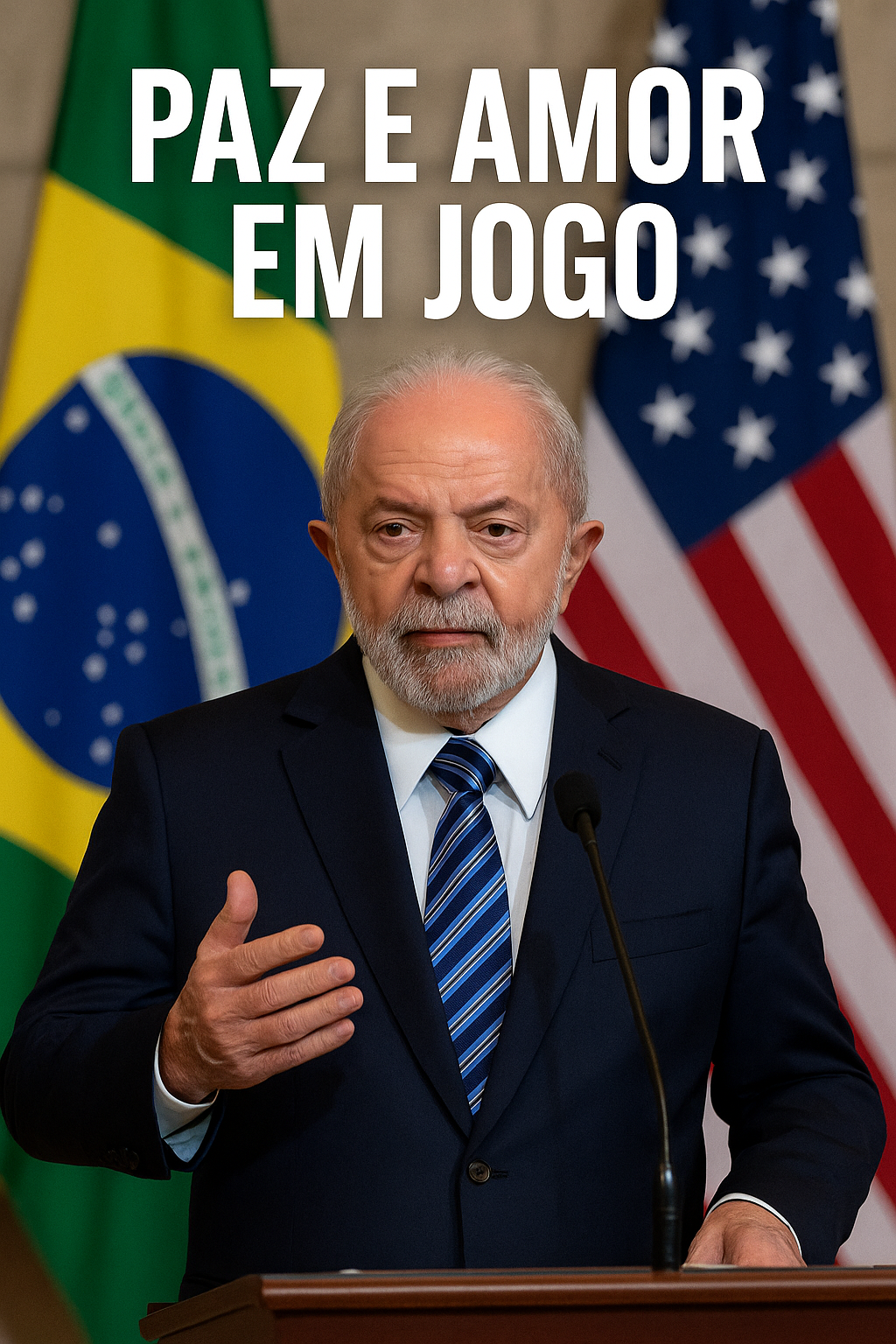 Lula Diz que Pode Negociar: “Se o Trump quiser, o Lulinha Paz e Amor Está de Volta”