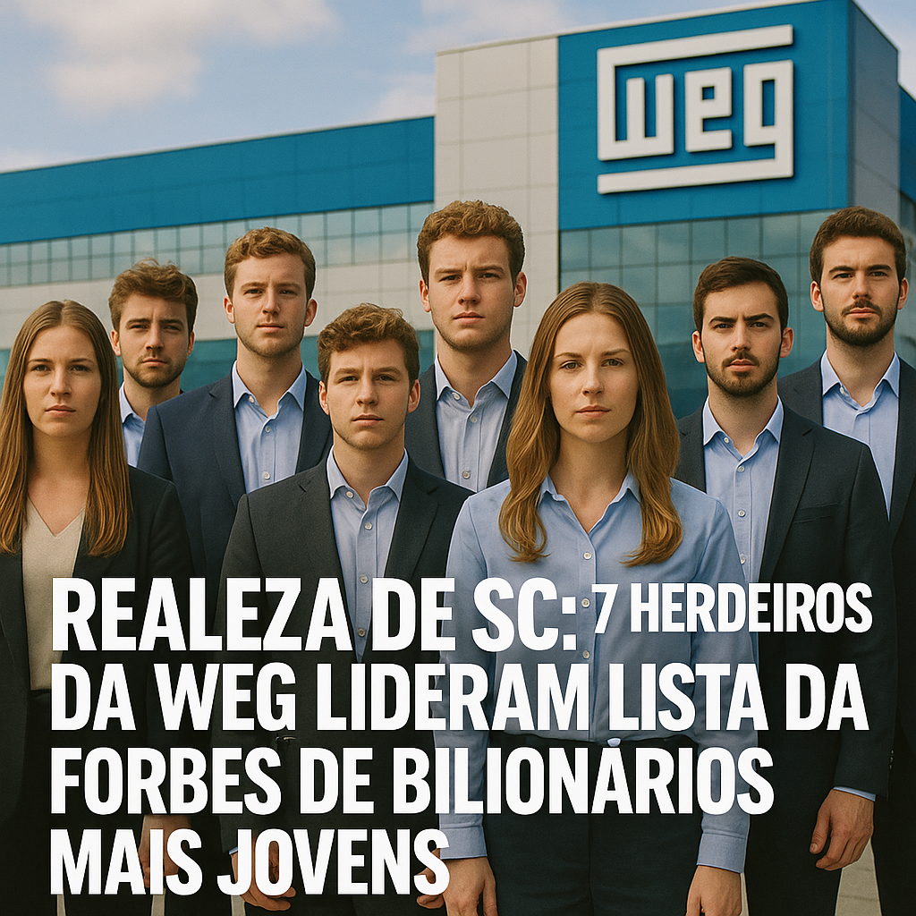 Realeza de SC: Sete Herdeiros da WEG Lideram Lista da Forbes de Bilionários Mais Jovens