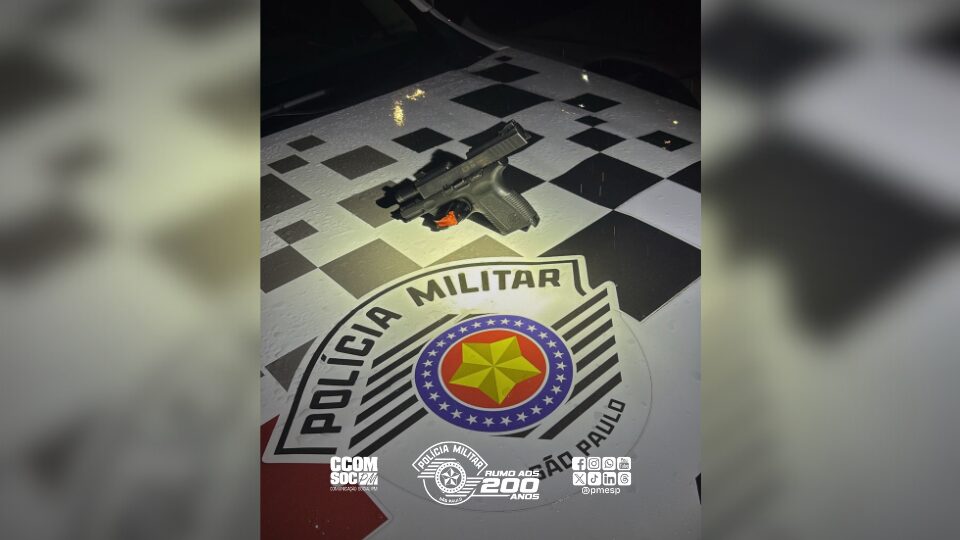 Homem é preso por porte ilegal de arma de fogo