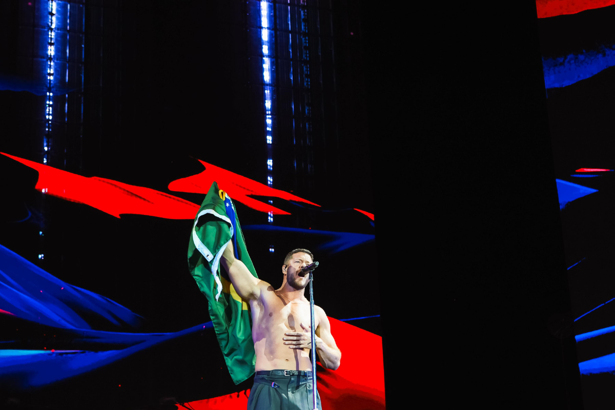 Imagine Dragons homenageia o Brasil em show na capital