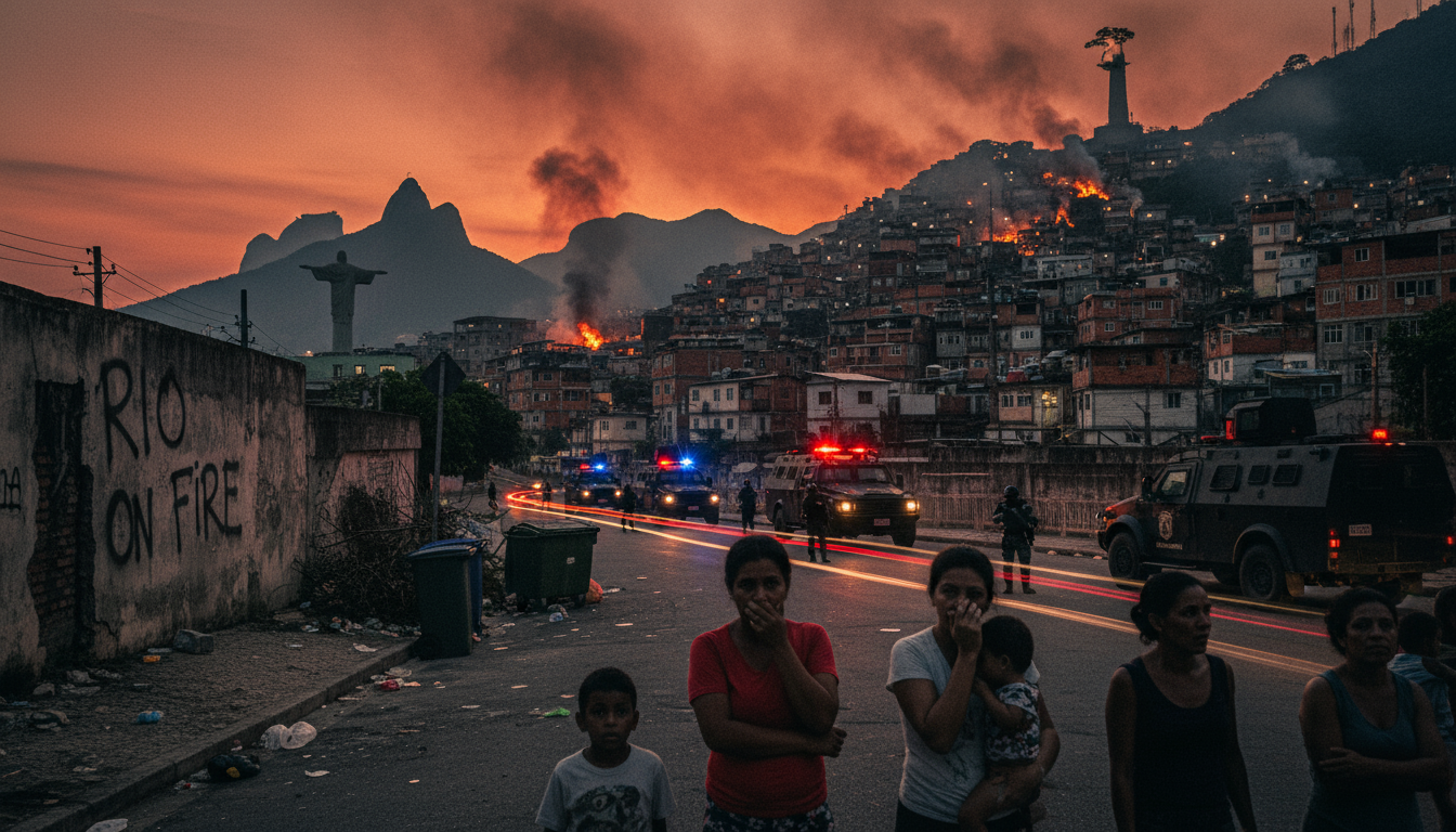 Rio em Chamas: Despreparo Policial e Poder Bélico do Crime Organizado Exigem Nova Política Pública Urgente no RJ