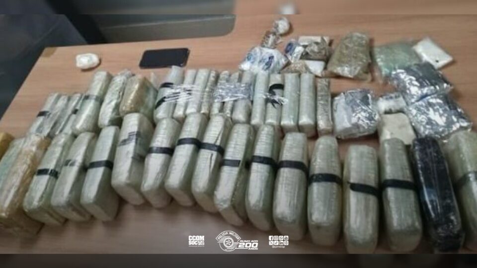 4º BAEP apreende mais de 30 quilos de maconha em patrulhamento na zona leste de São Paulo