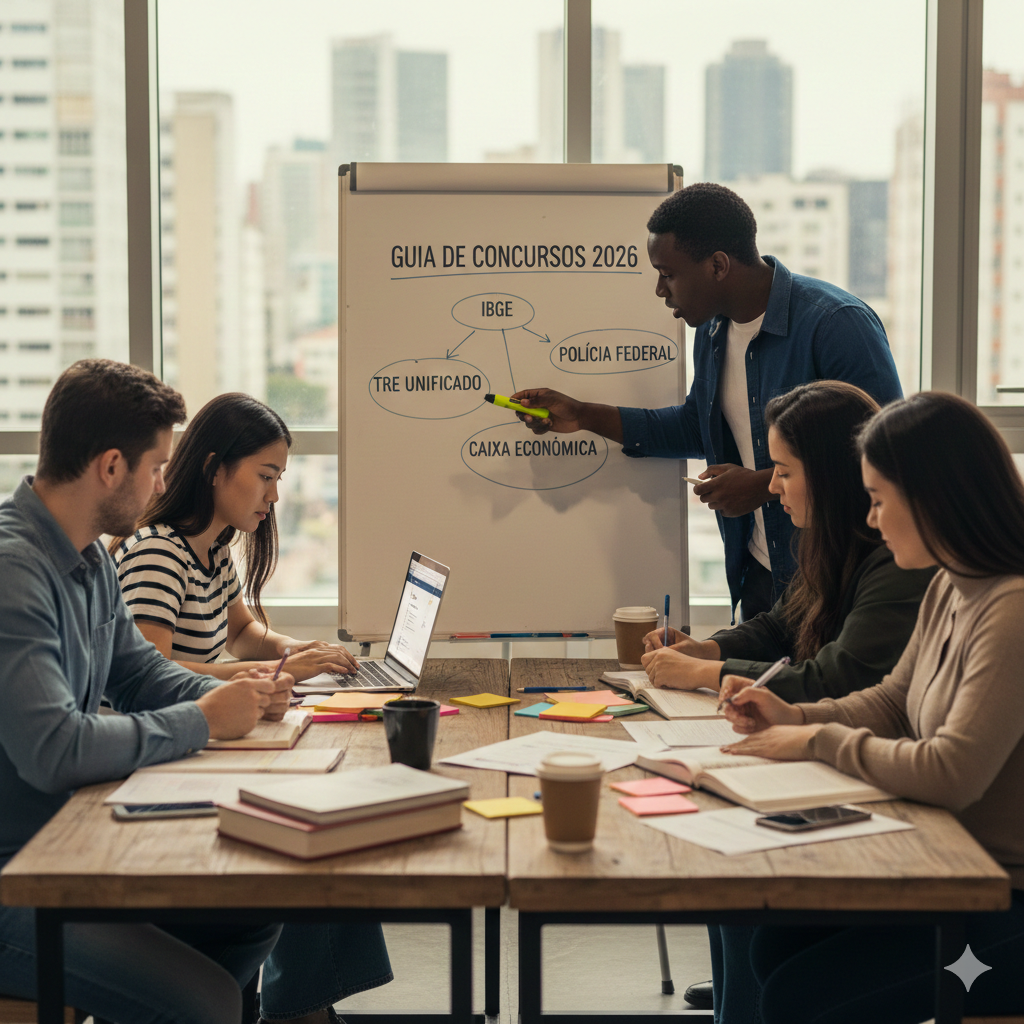 Guia de Concursos 2026: As Vagas de Ouro que Podem Mudar sua Vida este Ano