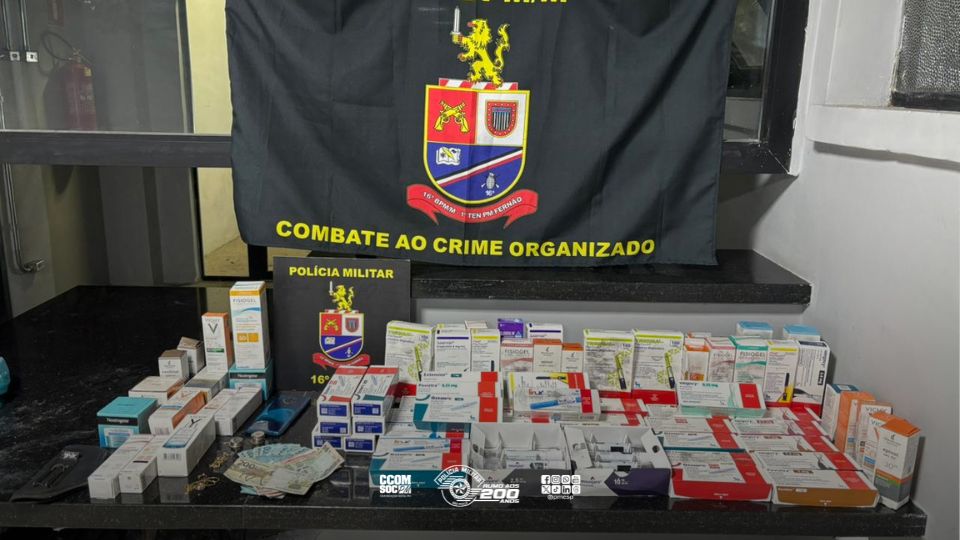 PM recupera grande quantidade de medicamentos roubados em Paraisópolis, São Paulo