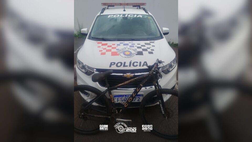 Polícia Militar detém homem por furto de bicicleta em Rio Claro