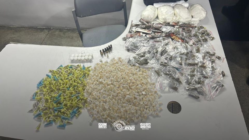 BAEP realiza grande apreensão de drogas e prende mulher por tráfico em Cotia