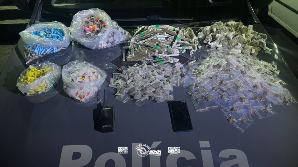 BAEP efetua prisão por tráfico de entorpecentes em São José dos Campos