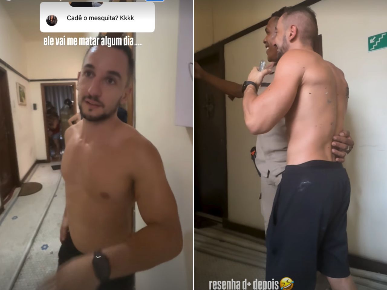 Filho de Otávio Mesquita auxilia no combate a incêndio em prédio da namorada