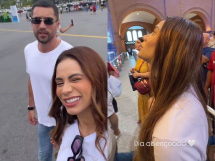 Lexa e Ricardo Vianna homenageiam Sofia em missa de um ano de sua partida