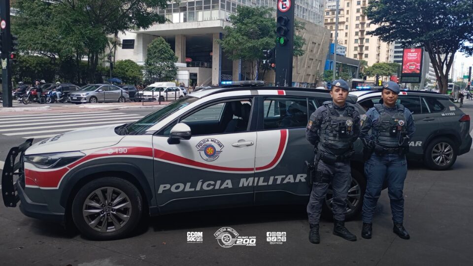 PM detém homem após furto em transporte público na Avenida Paulista