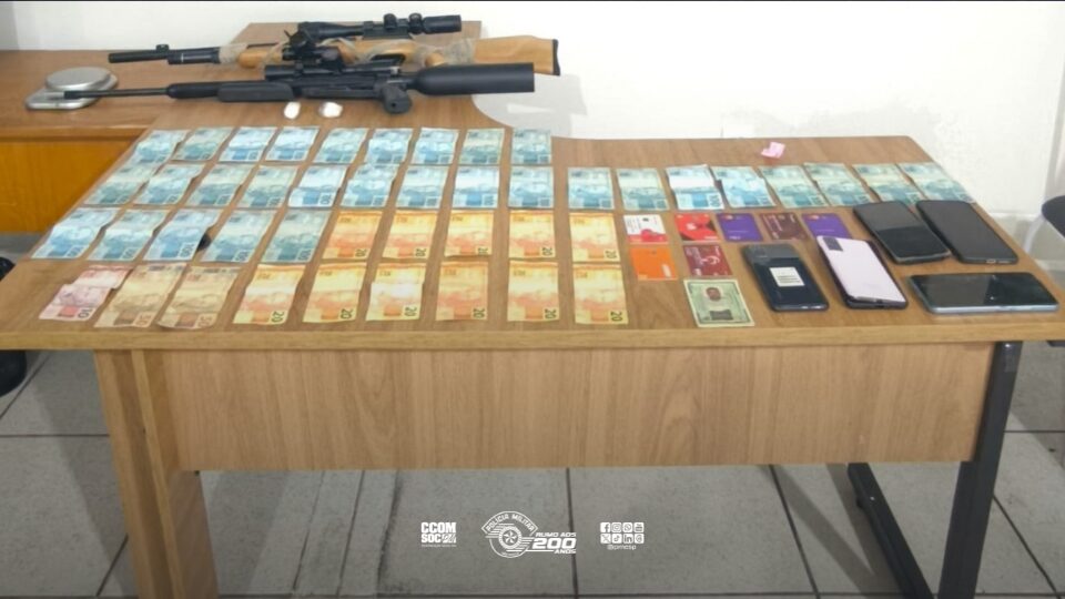 Polícia militar detém suspeito por tráfico em General Salgado