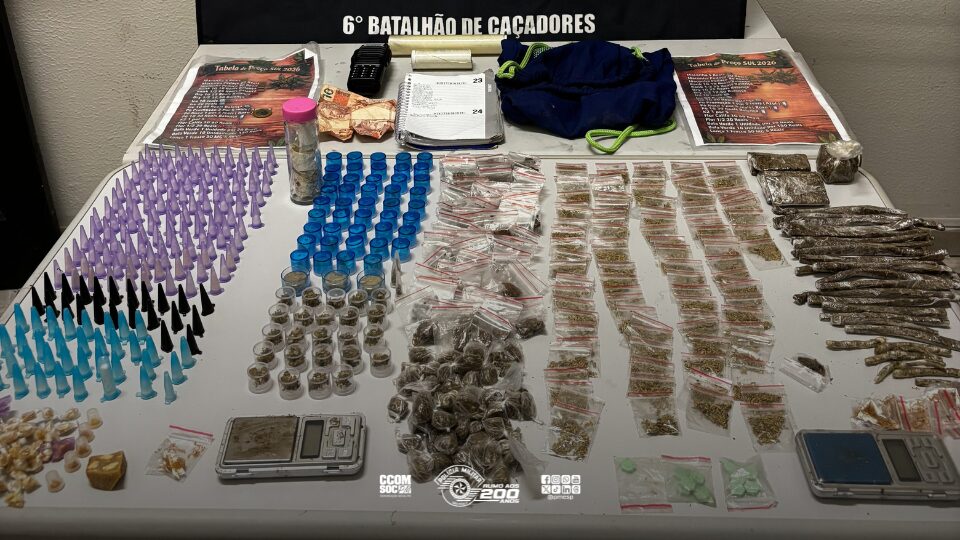 Foragido da Justiça é preso por tráfico em Santos durante operação da PM