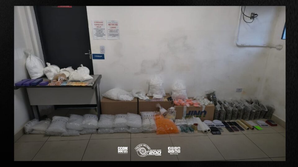 10º BAEP desarticula laboratório de drogas e detém seis em Sumaré