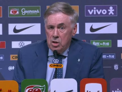 Ancelotti destaca necessidade de melhora física de Neymar para retorno à seleção