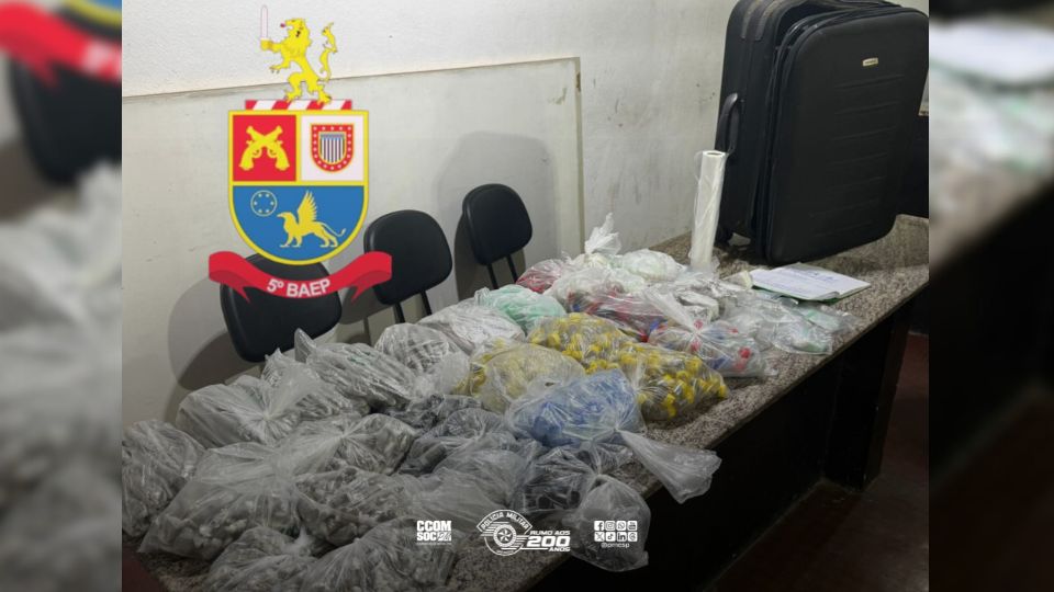 BAEP detém indivíduo com mais de duas mil porções de maconha em Itapevi