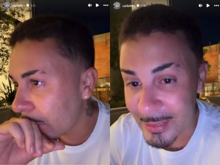 Carlinhos Maia se emociona ao comentar sobre o ex-marido Lucas Guimarães