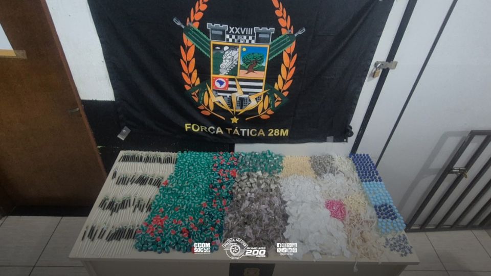 Força Tática detém indivíduo e confisca mais de 3 kg de entorpecentes na zona leste de São Paulo
