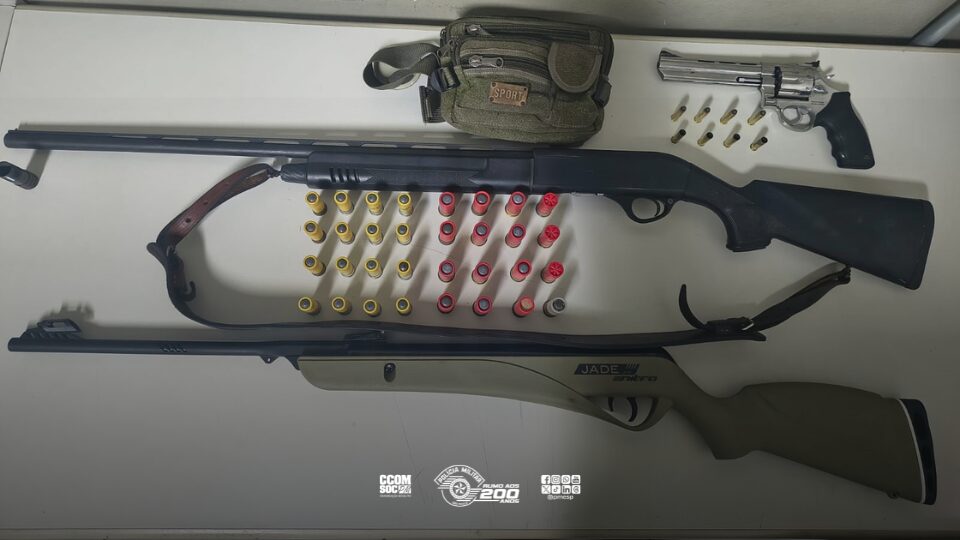 Indivíduo detido pela PM após atirar em bar e tentar matar pessoas em Piracicaba, SP