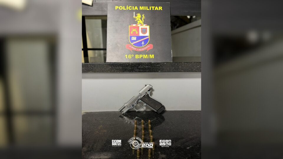 Homem é detido por porte ilegal de arma após ameaças a familiares na zona sul de São Paulo