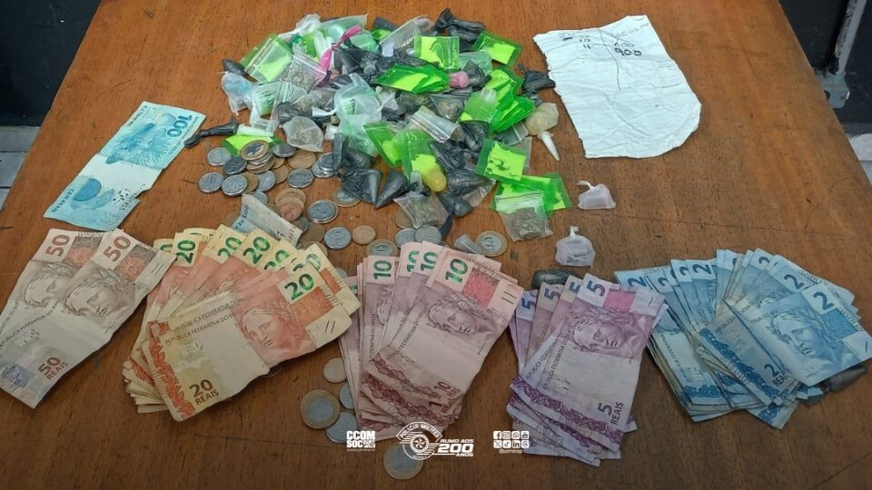 Indivíduo é detido por tráfico de entorpecentes após tentar escapar de policiais em Suzano