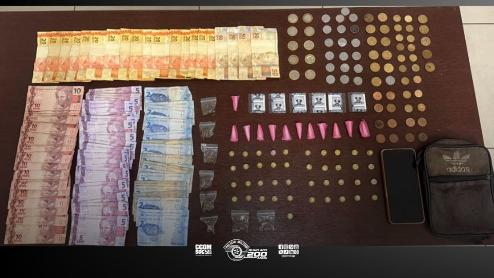 Indivíduo detido por tráfico de entorpecentes em Sumaré