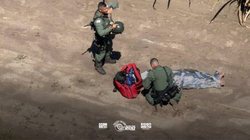Idoso desaparecido é encontrado em área rural de Nova Odessa com auxílio do helicóptero Águia
