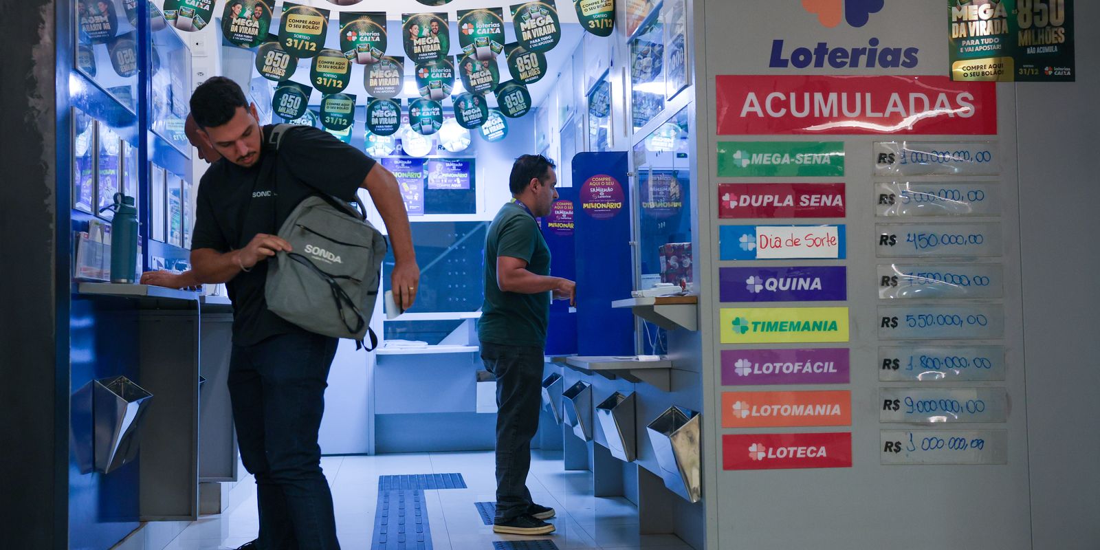 Mega-Sena acumula mais uma vez e prêmio alcança R$ 105 milhões
