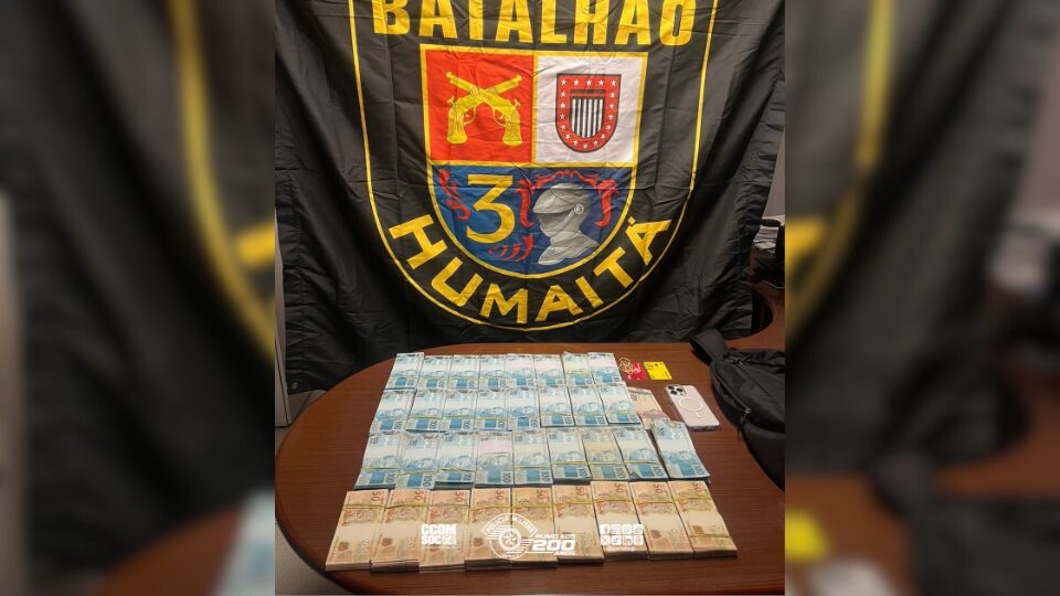 Polícia Militar apreende quase R$ 289 mil em dinheiro na zona oeste de São Paulo