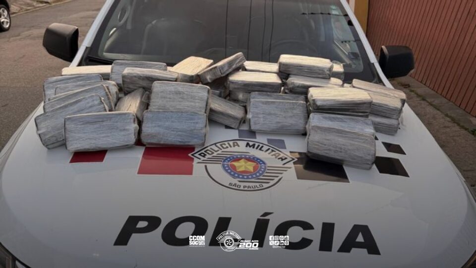 Polícia Militar apreende 50 quilos de crack e detém suspeito em Jacareí
