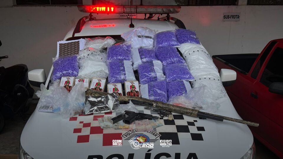 Polícia Militar realiza grande apreensão de armas e drogas em Limeira