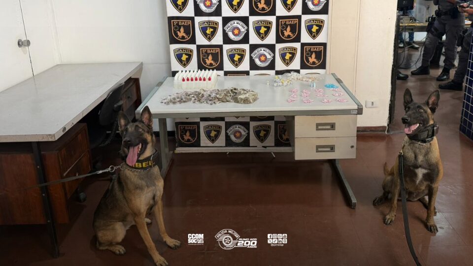 Polícia Militar confisca mais de 4 kg de entorpecentes em operação em Itapevi, SP