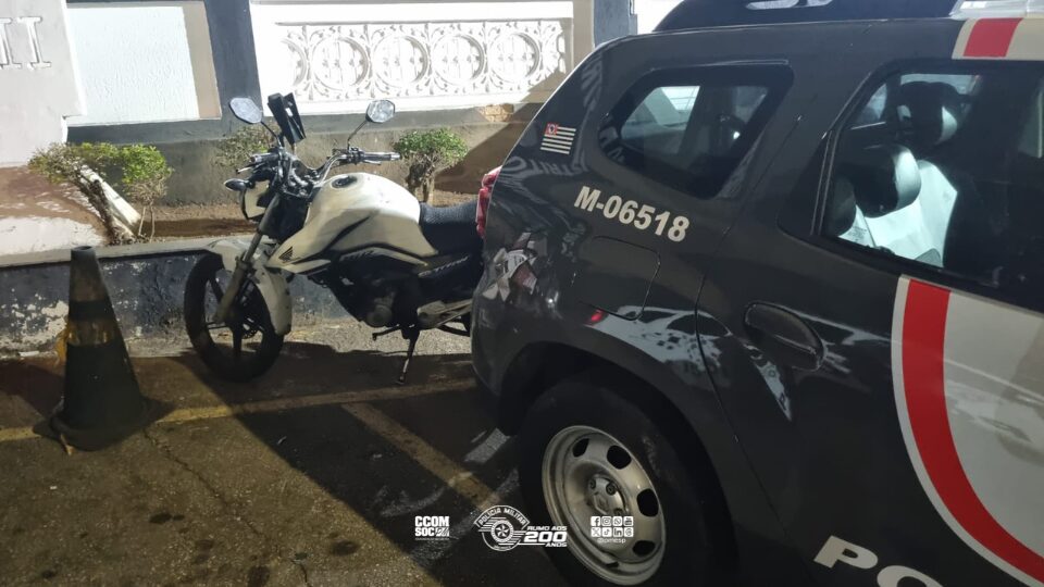 Menor é detido com moto roubada pela PM em São Bernardo do Campo