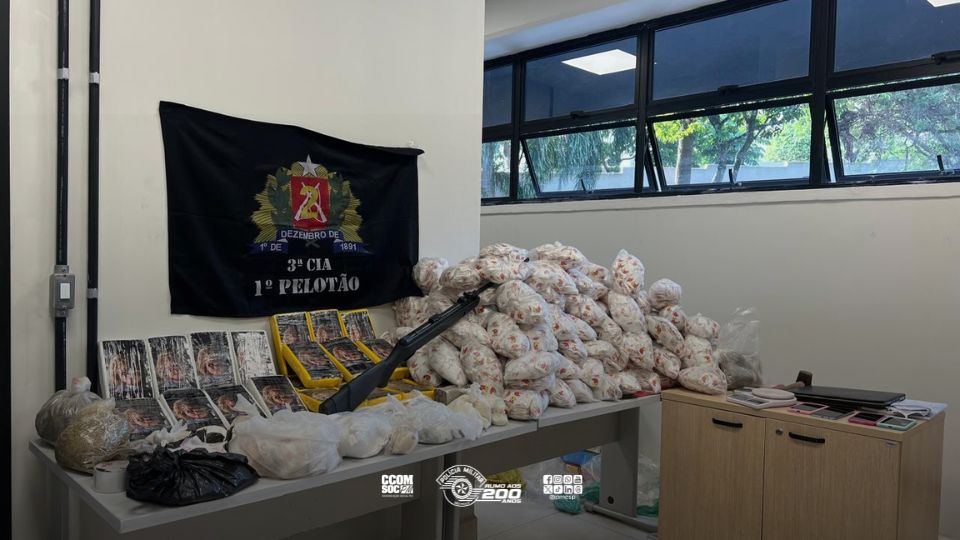 Polícia Militar apreende mais de 80 kg de cocaína e desarticula ponto de drogas na zona leste de São Paulo