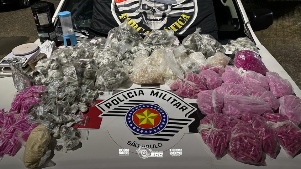 Força Tática prende dupla com quase 10 quilos de entorpecentes em Guaratinguetá/SP