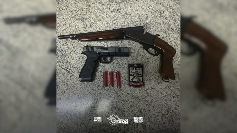 Polícia Militar detém indivíduo por disparos de arma de fogo em Agudos/SP