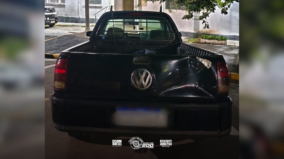 Polícia Militar prende suspeito e recupera carro furtado em Presidente Venceslau/SP