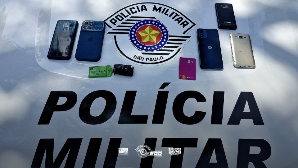 Polícia Militar apreende celulares e detém suspeito no centro de São Paulo
