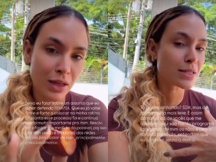 Sarah Andrade abre o jogo sobre período desafiador pós-BBB26