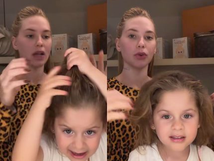 Virginia Fonseca organiza cuidados com o cabelo de Maria Flor e revela restrição médica