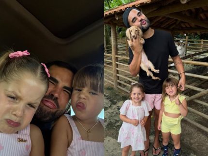Lucas Guedes reaparece em vídeo antigo falando sobre autorização para postar fotos dos filhos de Virginia Fonseca