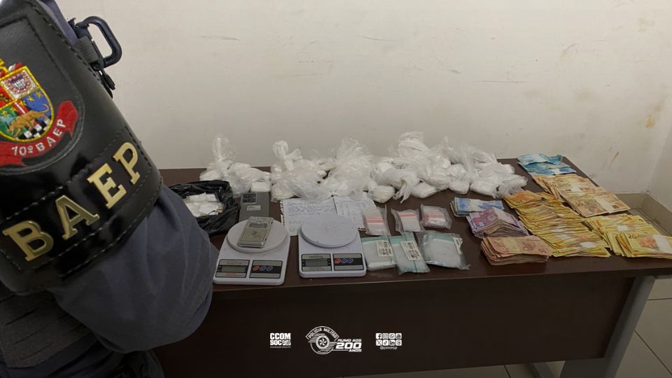 Ações do BAEP resultam na prisão de suspeito e apreensão de entorpecentes em Sumaré