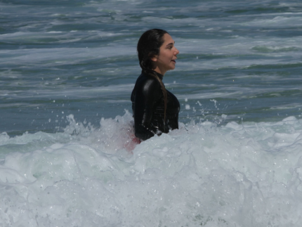 Carol Portaluppi relata susto e alerta após quase se afogar: 