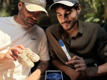 Na Páscoa, Kadu Rodrigues e Rafael Rafaldini revelam a espera do primeiro filho