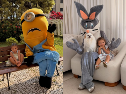 Filha de Neymar e Amanda Kimberlly, Helena rouba a cena em postagens da mãe