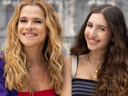 Ingrid Guimarães se diverte ao exibir o vocabulário peculiar da filha adolescente