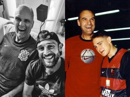 Filho de Oscar Schmidt emociona-se ao se despedir: 
