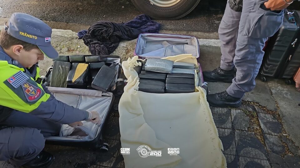 Polícia Militar apreende 30 tabletes de maconha em operação “Fim da Linha” na Capital