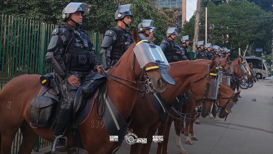 Polícia Militar garante segurança em clássico da Libertadores no Allianz Parque